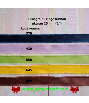 Grosgrain Fringe Ribbon ukuran 2,5 cm (1″) page 3